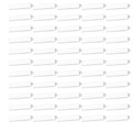 Yardwe 500pcs Clear Rubber Coat Rack Hook Covers Flexible Hanger End Caps for Wire Hooks Protective Tip Covers for Closet and Clothes Hangers Preventing Snags and Damage