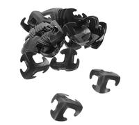 Yardwe 50pcs Black Metal Scale Armor Plates 2.7x2.7cm for Medieval Costume DIY Historical Armor Crafting Material for Knights Reenactment Supplies