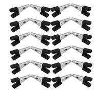 Yardwe 50pcs Heavy Duty Iron Birdcage Door Clips with Spring-loaded Safety Locks Parrot for Small Animals Cage Accessories for Cockatiel and Budgie