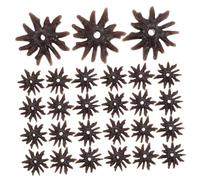 Yardwe 50pcs Model Trees Base for DIY Crafts Plastic Holder for Miniature Scenery Detailed Design for Train Architecture Foliage Decor Easy Assembly Model Support