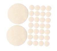 Yardwe 50pcs Natural Loofah Face Exfoliating Pads for Shower Bath Multipurpose Facial Scrubber Makeup Remover Body Scrubber Kitchen Cleaning Soft Texture