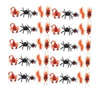 Yardwe 50pcs Realistic Artificial Centipede Scorpion Prank for Halloween April Fool Day Novelty Funny Bugs Trick Accessories