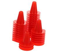 Yardwe 50pcs Red Plastic Beehive Door Vents for Hive and Bee Box Lightweight Beekeeping Tool Minimal Stress to Bees for Honey Harvesting and Nest Protection