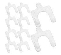 Yardwe 50pcs U-shaped Camber Shims 0.5mm Car Wheel Alignment Kit Auto Body Shims for Precise Suspension Adjustment and Steering Maintenance Tools