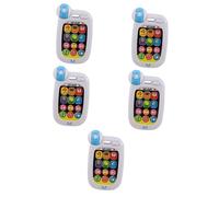 Yardwe 5pcs Arabic Languages Learning Machine Fake Phone Play Phone for Boys and Girls Musical Toy for Toddlers