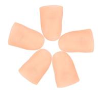 Yardwe 5pcs Finger Flashlight Toys Pvc Material Led Lighted Thumb Trick Props Prank Accessories Halloween Decorations