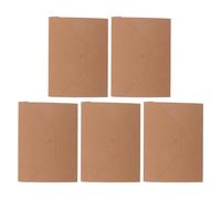 Yardwe 5pcs Foldable Paper Accordion Scrapbook Album with Multi-page Card-insert Structure, Sturdy Kraft DIY Memory Book for Travel and Graduation