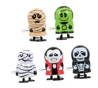 Yardwe 5Pcs Halloween Wind Up for Adults Funny Clockwork with Ghosts and Mummy Figures Prank for Halloween Party Favors and Trick Treat Gifts