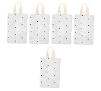 Yardwe 5pcs Hanging Tissue Bag Reusable Wipe Dispenser Portable Wet Tissue Holder for Travel Car Home Refillable Storage Bag