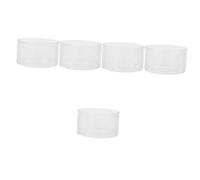 Yardwe 5pcs Landscape Terrarium Bottle Glass Eco Bottle for Moss Planting Decorative Hydroponic Container for Home Decor Diameter Height