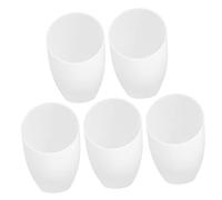 Yardwe 5pcs Modern Lamp Shade Oblique Horseshoe Lampshade Replacement White Lamp Light Covers Ceiling Fan Globe Replacement for Led Floor Lamp Chandelier Ceiling Light 40mm