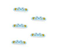 Yardwe 5pcs Musical Harmonica for Educational with Cartoon Design Enhances Hand Eye Coordination Cognitive Development Rhythm Skills Beginner Instrument for Preschool