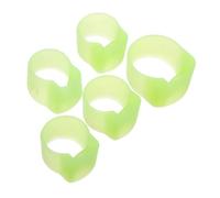 Yardwe 5pcs Pipa Finger Protectors Silicone Sleeves for Beginners and Adults Durable Multipurpose Pipa Finger Equipment for Playing Sewing Money Counting Sorting