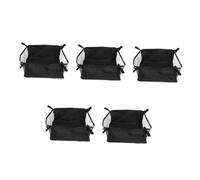 Yardwe 5pcs Stroller Bottom Basket Storage Bag Oxford Cloth Organizer for Outdoor Shopping Travel Practical Stroller Accessories