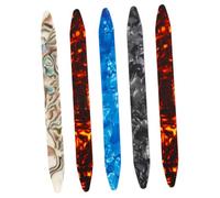 Yardwe 5pcs Universal Oud Picks Set Mixed Thickness Elastic Musical Instrument Picks for Oud Random Colors Suitable for String Instruments