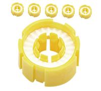 Yardwe 6 Pcs Life Jacket Accessories Inflatable Life Vest Accessories Inflatable Life Vests Part Emergency Life Vest Manual Device Life Jacket Manual Inflatable Life Jacket Plastic Yellow