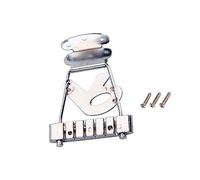 Yardwe 6 String R Shape String Metal Tailpiece Bridge Replacement for Jazz Guitar Durable Accessory for Improved Sound Quality Easy Installation Fit for Semi Hollow Guitars