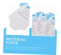 Yardwe 60 Pcs Prediction Advice Cards for Parents Shower Game Props Double Sided Design Meaningful Keepsake for Birthday Parties and Gift Giving