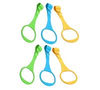 Yardwe 6pcs Boy Girl Exercise Arm Strength Ring Crib Hanging Rings for Newborns Nursery Pull for Learning Standing Boy Girl Bed Pull Tools