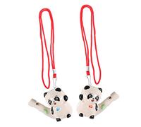 Yardwe 6pcs Boys and Girls Musical Instrument Toy Panda Whistle for Parties Festivals Birthdays