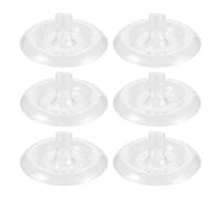 Yardwe 6pcs Floating Aquatic Plant Holder Ikebana Flower Frog Ikebana Holder Floral Supplies Shallow Bowl Vase Water Planter Floating Floral Display Innovative Flower Transparent