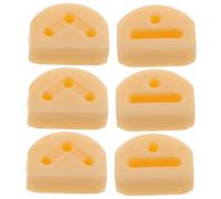 Yardwe 6pcs Guitar String Tie Beads Locks for Nylon String Classical Guitar Ukulele Fasteners Bridgebeads Music Accessories