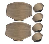 Yardwe 6pcs Guitar Tuner Peg Knobs Cap Electric Guitar Tuner Buttons Tuning Pegs Knob Buttons Metal Construction