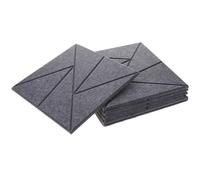 Yardwe 6pcs High-efficiency Sound Insulation Board Polyester Acoustic Foam Pads for Studios and Office Versatile Application and Aesthetic Enhancement, for Soundproofing and Noise