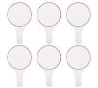 Yardwe 6pcs Judges Writable Scoreboard Foam Whiteboards Dry Erase Board Erasable Paddles for Games Classroom Office Use