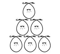 Yardwe 6pcs Kayak Elastic Cord Bungee Strap Tie-down Kit with Hooks and Screws Adjustable Deck Mount Tie-down System for Kayak Deck Accessories Elastic Rope Fastener for Fishing Boats