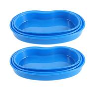 Yardwe 6pcs Small Kidney Tray for Pill Dispensing - Plastic Medication Organizer - Emesis Basin Tablet Counting Plate - Medical Organizer for Hospital Cart