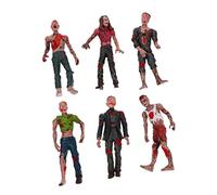 Yardwe 6pcs Zombie Doll Zombies Figurine Detailed Walking Dead Halloween Decorations Doll Terror Small Zombie Figures Zombie Dolls Prank Zombies Props Zombie Model Plastic