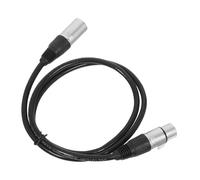 Yardwe 7-pin Balanced Xlr Microphone Cable 1m Male to Female with Metal and Rubber Construction for Professional Audio Environments and Studio Recordings, Quick and Easy Setup
