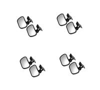 Yardwe 8 pcs Car Rearview Mirrors with Adjustable Rotation Shatterproof Seat Observation Mirror for Backseat Monitoring Friendly Safety Design for Travel