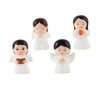Yardwe 8 pcs Cherub Angel Figurines Boy and Girl Angel Sculptural Ornaments for Home Decor Lightweight Durable Vinyl Statue for Shelf Desk Garden Spiritual Adornments