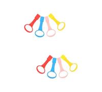 Yardwe 8 pcs Crib Pull for Newborns and Nursery Hanging Grab Handles Easy to Install Stand Up Assist Tools for Walking and Development