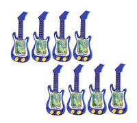 Yardwe 8 Pcs Handheld Guitar Shape Water Ring Toss Water Game for Parent Interaction Fun Pool and Random Color