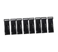 Yardwe 8 pcs Non Slip Hooks for Strollers Motorbike Pram Handles Heavy Duty Bag Hangers for Nursery and Shopping Carts Expand Storage Space and Ease Carrying Burden