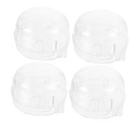 Yardwe 8 pcs Safety Gas Stove Knob Cover Durable Material Cooker Protector for Safety Multi Scene Use to Prevent Accidental Gas Activation