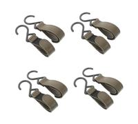 Yardwe 8 pcs Stroller Strap Hooks Lightweight Replacement Adapter Clips Easy to Use Portable Stroller Accessory for Buggy and Pram Safety Green