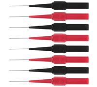 Yardwe 8pcs Electrical Probe Pin Set with Precision Piercing Needle Tips Insulation Test Probes Plug Tester Compatible Portable Design for Accurate Electrical Testing