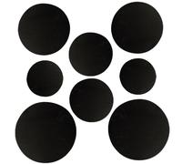 Yardwe 8Pcs Foam Drum Practice Pad Silencing Hearing Protection Training Accessory