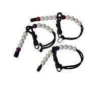 Yardwe 8pcs Golf Bead Counter for Quick Score Tracking with Hands Free Clip | Plastic Bead Style, Lightweight Carry, Belt Loop and Cart Attachment, for Beginners on Course Play Color Random Color