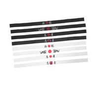 Yardwe 8pcs Japanese Samurai Ninja Headbands for Adjustable Karate Party Favors Birthday Decorations Bulk Bandana Headwear for Sports Tennis Basketball Running Workouts
