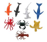 Yardwe 8Pcs Ocean Animal Figurines Realistic Sea Creatures for Craft Kits Age Under the Sea Crafts Detailed Ocean Model for Imaginative Play and Learning
