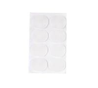 Yardwe 8pcs Silicone Tongue Tablet Pads Cushions for Tenor Saxophone Sax Patch Sax Pad Oval Mouthpiece Protectors for Woodwind Instrument