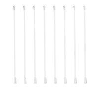 Yardwe 8pcs Trolley Hook Handle Wand for Blinds Plastic Blind Wands Replacement Rods Curtain Draw Rods Accessories