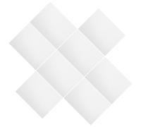 Yardwe 8pcs White PVC Wall Repair Patch Stickers for Vinyl Siding Hole Repair with Seamless Integration and Waterproof Feature, for DIY Exterior Wall Maintenance and Renters