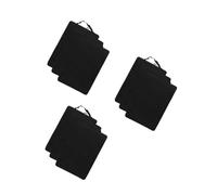 Yardwe 9 pcs Oxford Cloth Car Seat Back Protector Kick Mat Adjustable Dirt Mud Scratch Guards for Vehicle Interior Protection Black