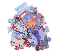 Yardwe 9-Piece Educational Paper Puzzles for Toddlers and Preschoolers Fun Sea World Theme for Boys and Girls Ages 3-5 Early Learning and Cognitive Development
